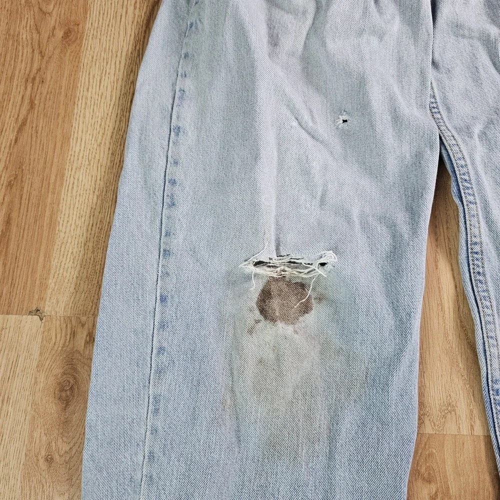 Levis 560 Comfort Fit Jeans Mens 36x34 Blue‎ Denim Pants Y2K Baggy Distressed
